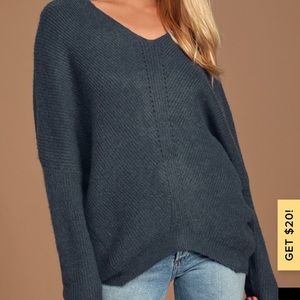 Dark blue sweater from Lulu’s